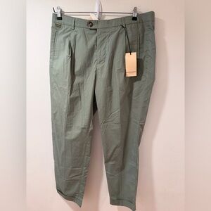 Scotch & Soda Blake Pants Men’s 36x32 Green Regular Slim Fit NEW w Tags